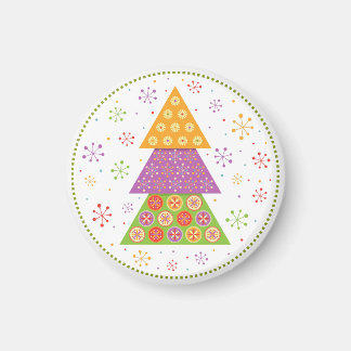 Decorative Christmas fir tree Magnet