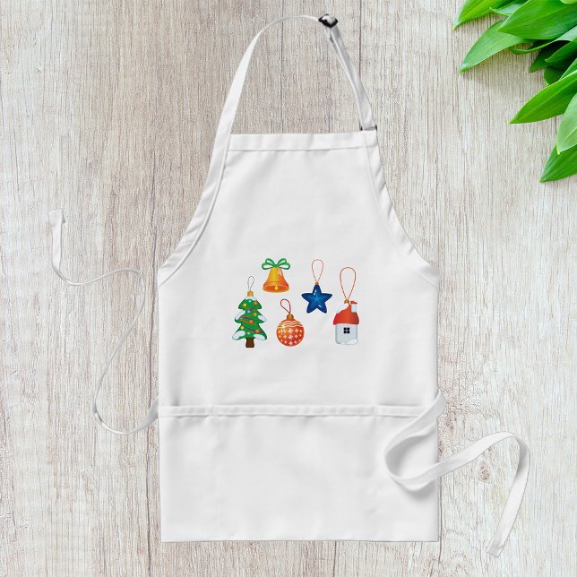 Decorative Christmas Ornaments Standard Apron (Creator Uploaded)