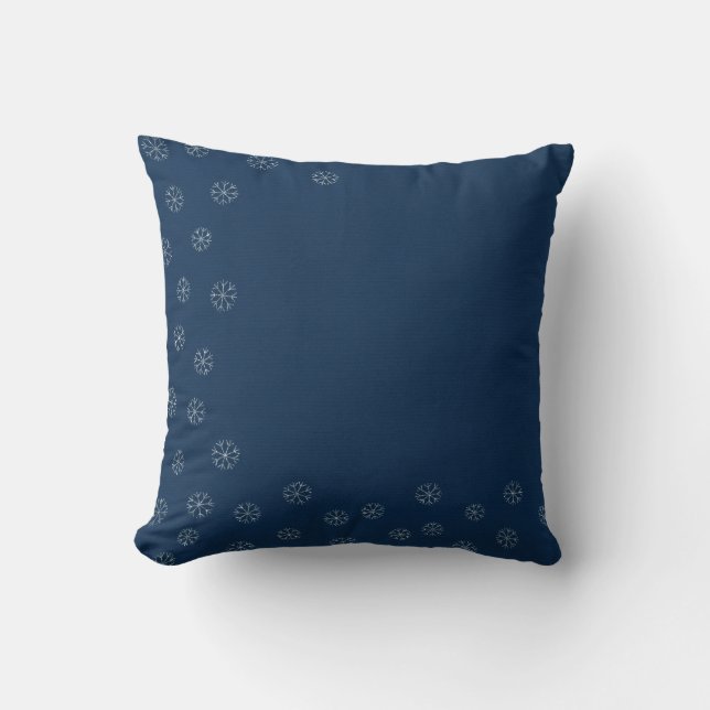Decorative Christmas Snowflake Cushion (Front)