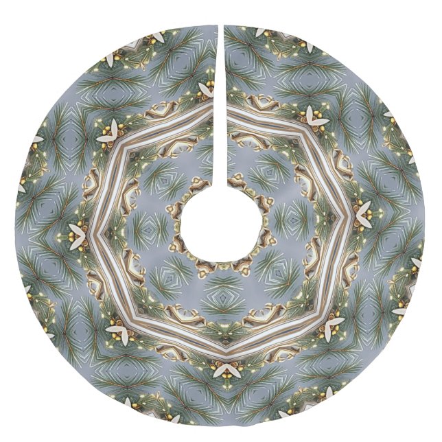 Decorative Christmas Tree Skirt (Front)
