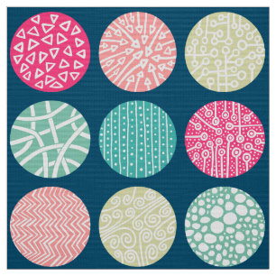 Decorative Circles - Colours 01 - with 00486b Fabric