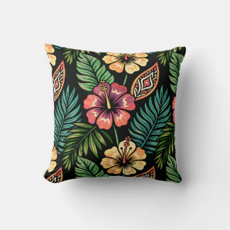 Decorative Classic Floral Throw Pillow – Botanical