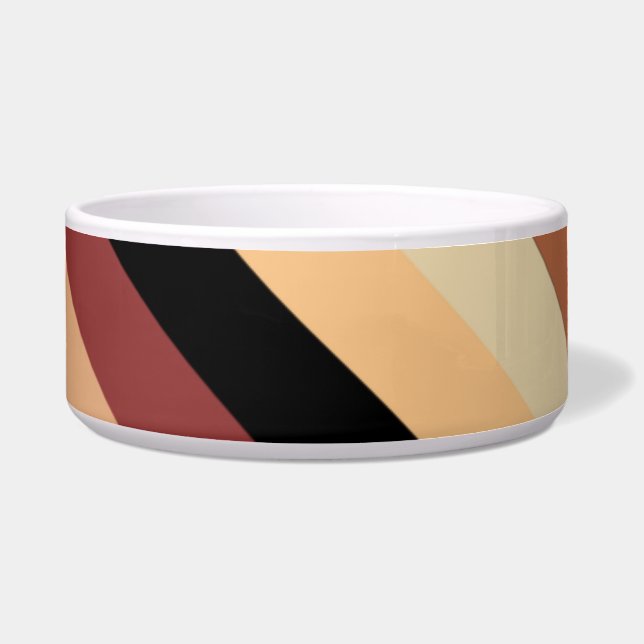 Decorative Coffee Pet Bowl (Front)