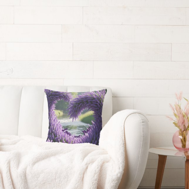 Decorative Cojin Lavanda - Love and Peace Cushion (Couch)