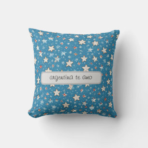 "Decorative Cojín with Argentine Pride. Cushion