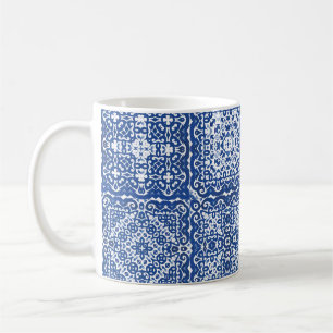 Decorative color ceramic azulejo tiles. Colored de Coffee Mug
