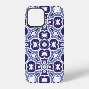 Decorative color ceramic azulejo tiles. Vintage se iPhone 12 Case