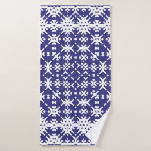 Decorative colour ceramic azulejo tiles. Minimal d Bath Towel