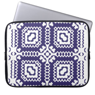 Decorative colour ceramic azulejo tiles. Vintage s Laptop Sleeve