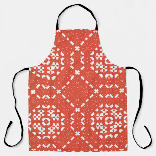 Decorative colour ceramic talavera tiles. Vintage  Apron