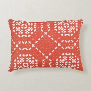 Decorative colour ceramic talavera tiles. Vintage Cushion
