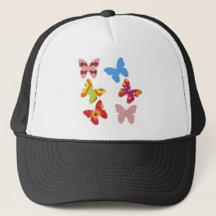 Decorative Coloured Butterflies Trucker Hat