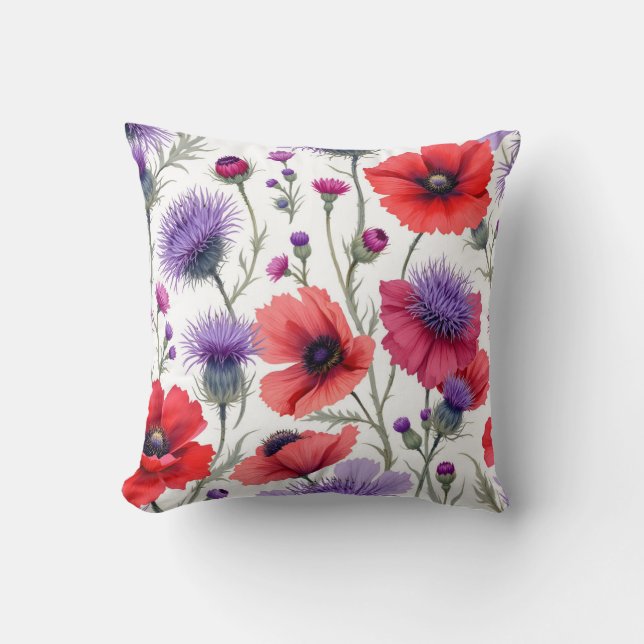  Decorative Colourful Pillows. Cushion (Front)
