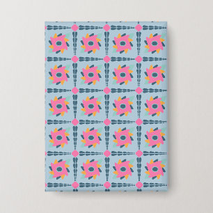 Decorative colourful tile