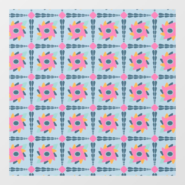 Decorative colourful tile (Sheet)