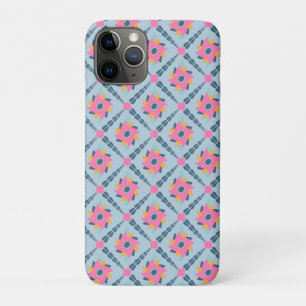 Decorative colourful tile iPhone 11 pro case