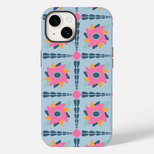 Decorative colourful tile Case-Mate iPhone case (Back)