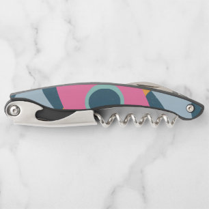 Decorative colourful tile corkscrew