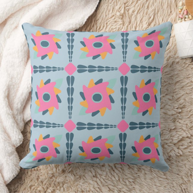 Decorative colourful tile cushion (Blanket)
