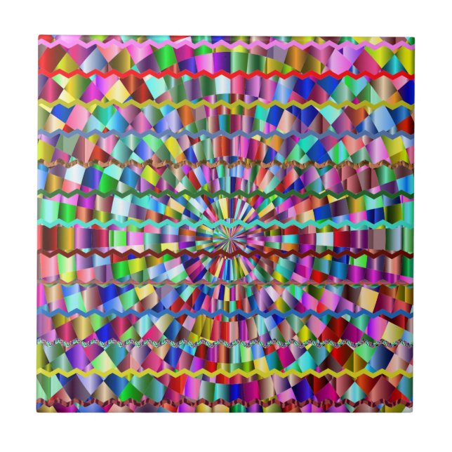 Decorative Colours Ceramic Tile (Front)