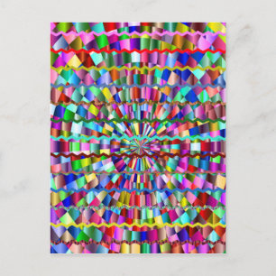 Decorative Colours Postcard