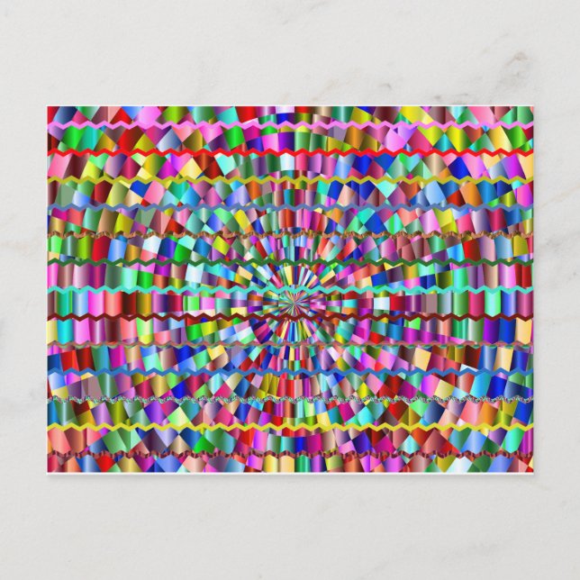 Decorative Colours Postcard (Front)