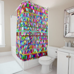 Decorative Colours Shower Curtain