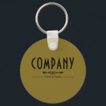 Decorative Company Name Key Ring<br><div class="desc">Decorative Company Name Key Ring by The Business Card Store.</div>