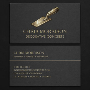 Decorative Concrete Professional Business Card