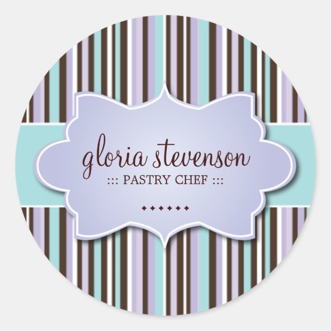 Decorative Cupcake Jar Stickers (Front)