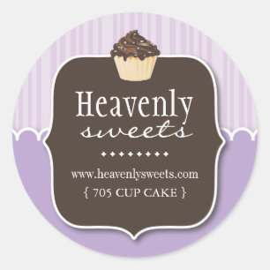 Decorative Cupcake    Pastry Chef Stickers
