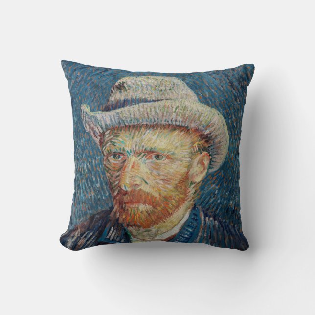 Decorative cushion Auto portrait Van Gogh (Front)