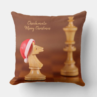 Decorative Cushion Chess Image for Christmas