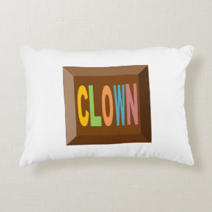 Decorative Cushion for children CHOCOLAT CLOWN