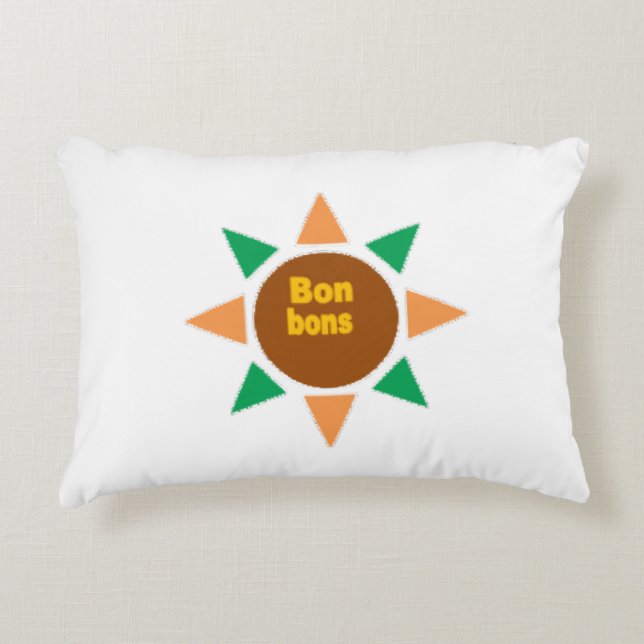 Decorative cushion for kids  STARS  CANDY (Front)