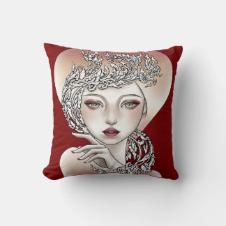 Decorative cushion Goddess of red light