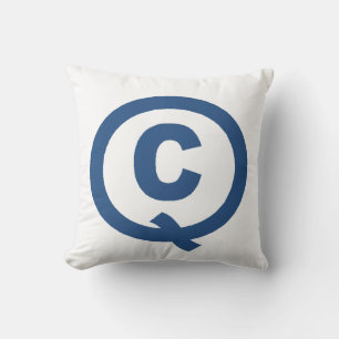 Decorative cushion white DESIGN QUEBEC