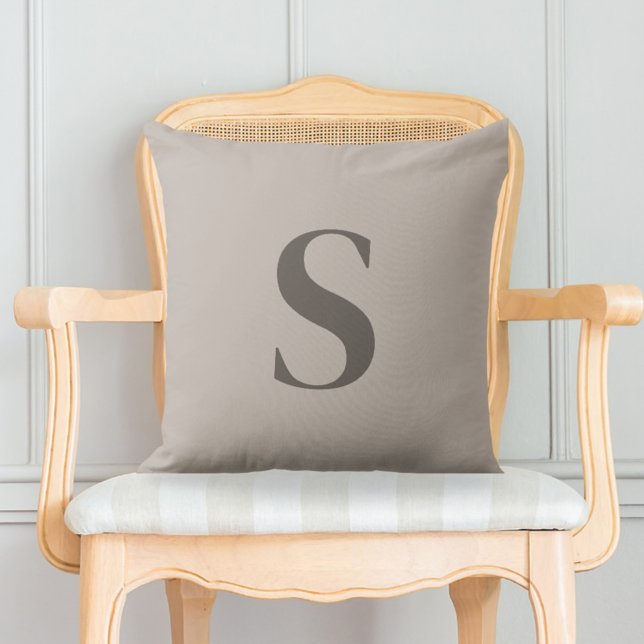 Decorative cushion with initial (Creator Uploaded)