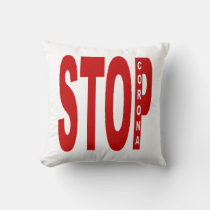 Decorative Cushions STOP CORONA