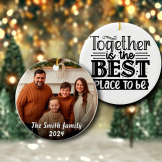 Decorative custom family Ornament