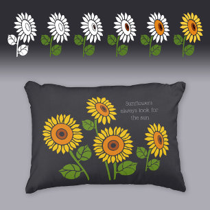 Decorative customisable colour sunflowers CC1073 Decorative Cushion