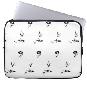 Decorative, Dark Grey, Charcoal Electronics Bag