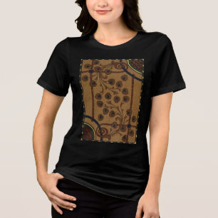 Decorative Deco Flowers Tri-Blend Shirt