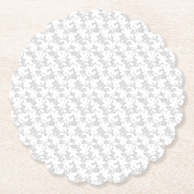 decorative Design Nineteen Paper Coaster (Front)