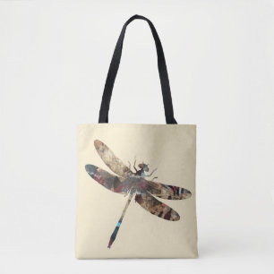 Decorative Dragonfly Tote Bag