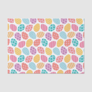 Decorative Easter Eggs Pattern Tissue Paper