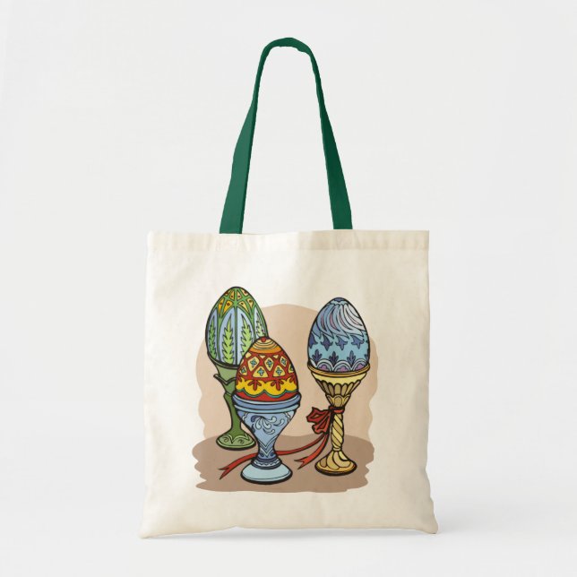 Decorative Eggs Tote Bag (Front)