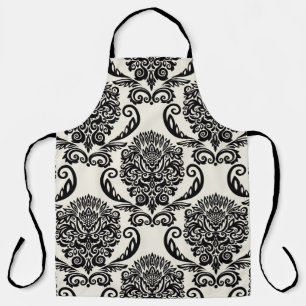 Decorative elements, freehand seamless drawing. apron