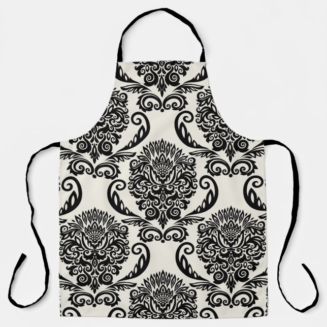 Decorative elements, freehand seamless drawing. apron (Front)