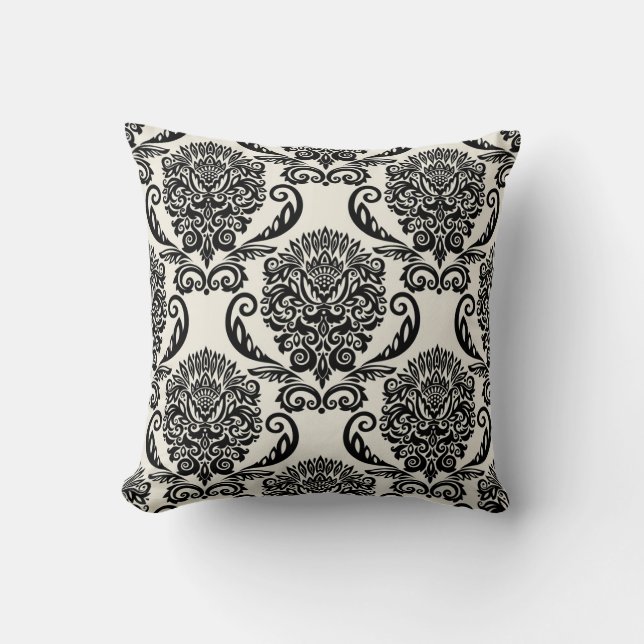 Decorative elements, freehand seamless drawing. cushion (Front)